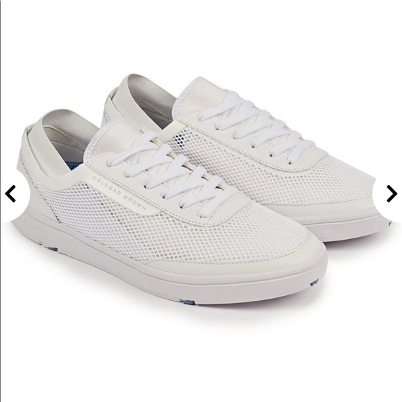 Orlebar Brown Shoes | Orlebar Brown Men's Larson Paneled Mesh Sneakers | Color: White | Size: 9 | Marcel_Vic's Closet